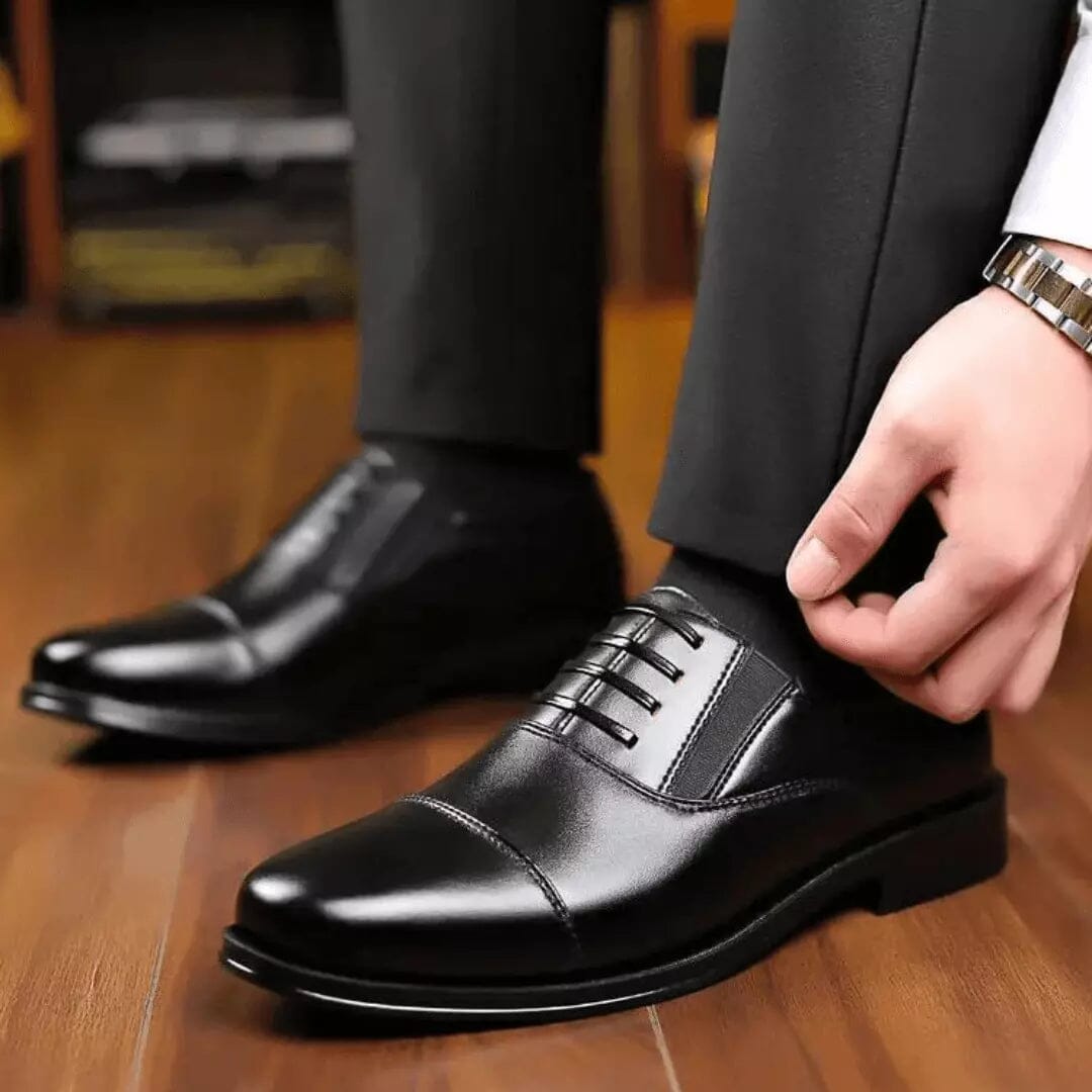 Leder Schuhe - Vintage